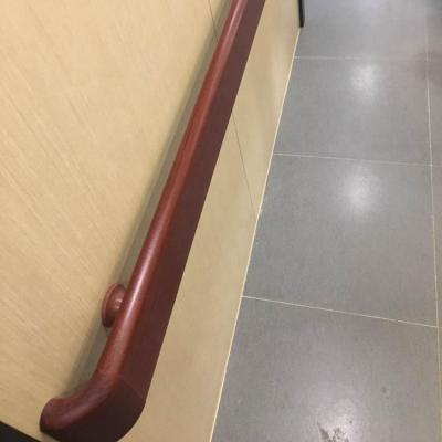 China PVC And Aluminum Wall Mounted Corridor Hand Grab And Wall Guard Hospital And Hotel Handrails for sale