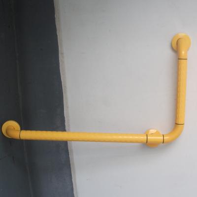 China Modern Wall Mounted Non Slip Bathtub L Shape Grab Bathroom Handle Bar For Showers for sale