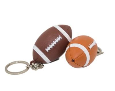 China Mini Sports Creative Key Chain 22SJ0804 Capsule Key Chain 22SJ0804 Promotional Gift New Key Chain Rugby Plastic Pendant Mini Sports Club Football With LED Light With Sound for sale