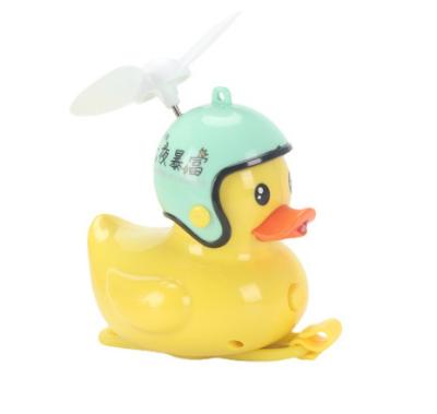 China Cute Yellow ABS+PP Filling SJ220618 Duck Shaped Mini Fan USB Student Handled Small Portable Fans Toys For Kid And Children for sale