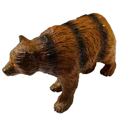 China Simulation SJ220907 Children's Zoo Beneficial Forest Kids Realistic Wild Animal PVC Model Bear Toy Customized Many Beneficial Styles Kids for sale