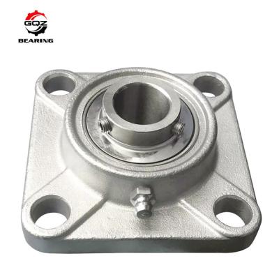 China Shaft 40mm Square Flanged Housing UCF208  Pillow Block Four Bolt 40x130x51.2 mm for sale