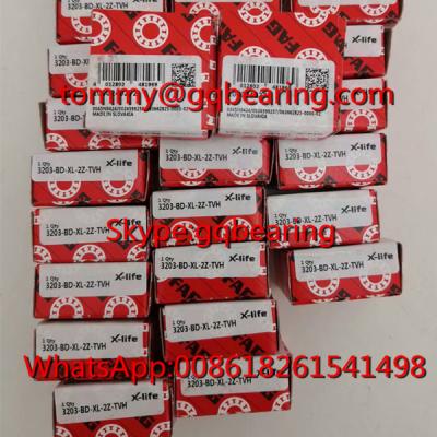 China Slovakia Origin FAG 3203-BD-XL-2Z-TVH Nylon Cage Double Row Angular Contact Ball Bearing 3203-BD-2Z-TVH Bearing for sale