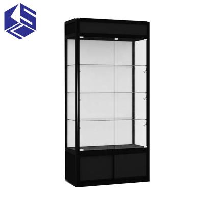 China KSL Design Environmental Friendly LED Wall Lights Aluminum Cell Phone Glass Customized Accessory Display Cabinet for sale