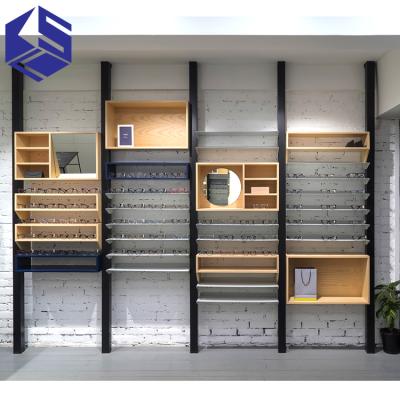 China High Quality Store Fixture Glass Display Rack For Glasses Shop Decoration Design for sale