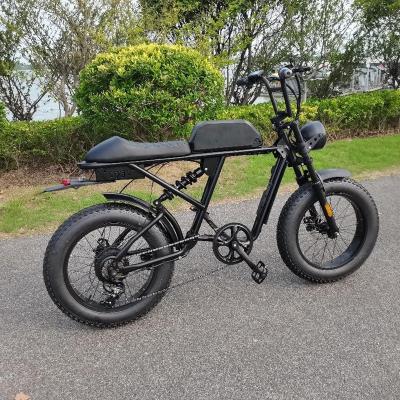 China 2021 Vintage Steel Adult 1000w 1500w Mid Drive Lithium Battery Electric Bicycles Wide Range Electric Bicycle Ebike for sale