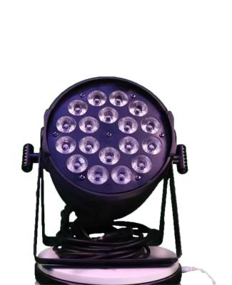 China Theme Park Hot sailing equipment rgbw 18 10w rgbw 4in1 led par light LED Par Light dmx512 sound control stage effect lighting for sale