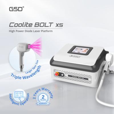 China Hair Removal GSD 830nm High Power Diode Laser Germany Diode Laser Hair Removal Machines for sale