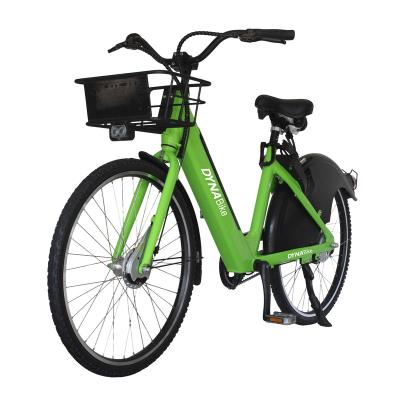 China GPS 36V 350W Lithium Battery Green Power Common Type Bike Sharing Electric Bike for sale