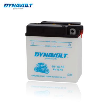 중국 Golf Carts DYNAVOLT 6V11Ah 6N11A-1B High Performance Conventional Lead Acid Dry Charge With Acid Pack Battery For Motorcycle 판매용