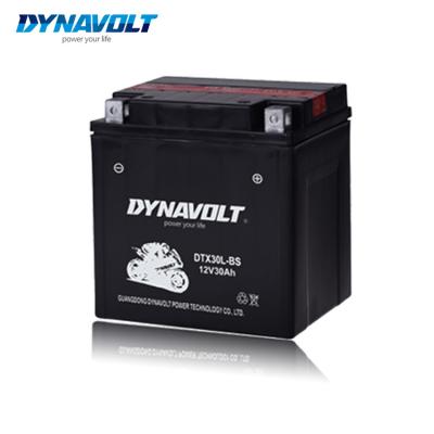 中国 Golf Carts DYNAVOLT 12V30Ah YIX30L-BS DTX30L AGM Maintenance Free Lead Acid With Acid Pack Battery For Motorcycle Power Heavy Duty Sports 販売のため