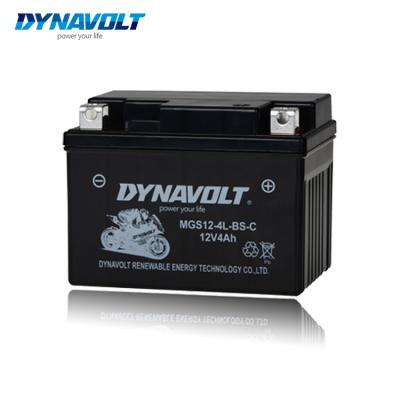 중국 Golf Carts DYNAVOLT 12V4Ah MGS12-4L-BS Power Lead Acid Sports ATV UTV Factory Triggered Sealed SLA Gel AGM Motorcycle Battery For Scooter 판매용