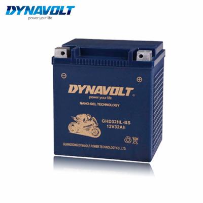 中国 Golf Carts DYNAVOLT 12V32Ah GHD32HL-BS Power Lead Acid Sports ATV UTV Gel AGM Motorcycle Battery For Harley Davidson 販売のため