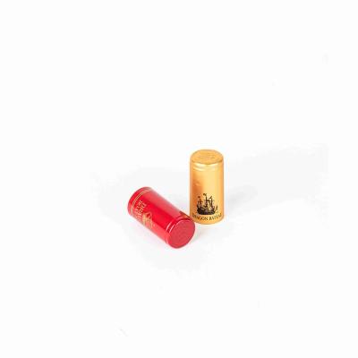 China New Top Selling Red Aluminum Vacuum Stopper Wine Capsule Seal Type Red Aluminum for sale