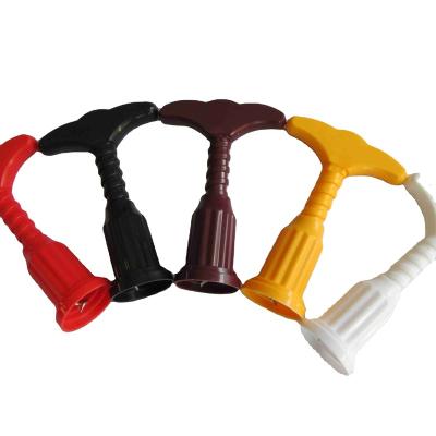 China Open Multicolor Red Wine Pick PP Vacuum Handle Wine Bottle Opener With Wine Opener for sale