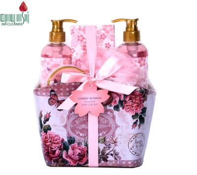 China Family Family Promotional Body Wash Scent Long Lasting Bath Sets Bath Gift Sets Spa for sale