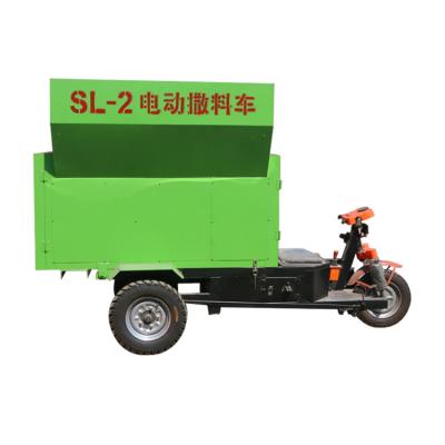 China High Efficiency Double Discs Hydraulic Driven Farm Fertilizer Spreader Trailer for sale