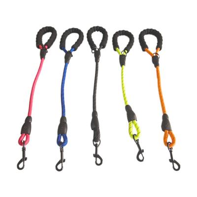 China Thoughtful Manufacturers Wholesale Paracord Reflective Strong Dog Waterproof Nylon Training Rope Leash For Dog for sale