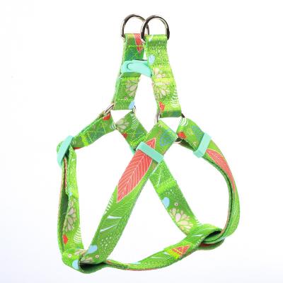 China Colorful Type Dog Fashionable Cute Adjustable Buckle Vest Collar And Rope Leash Set for sale