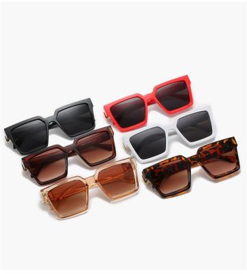 China Environmental Friendly Wholesale Manufacturers Fashion Custom Designer Square Sun Glasses Shades Mens Womens Sunglasses for sale