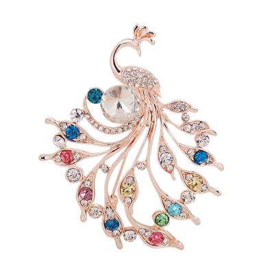 China Flower Environmental Friendly Luxurious Pearl Brooch Quality Rhinestone Quality Costume Jewelry Animal Brooches Women for sale