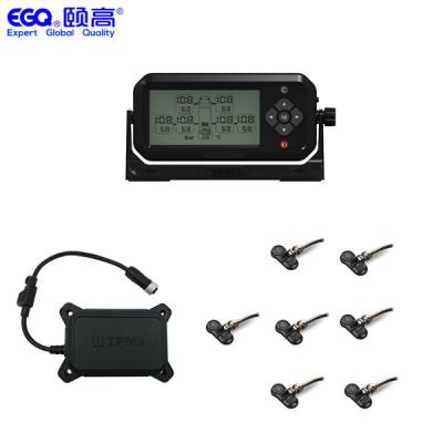 China 7 Sensors Wireless Tire Pressure Monitoring System For RV for sale