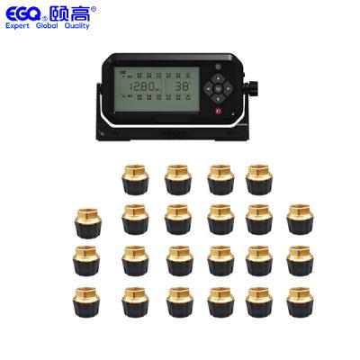 China USB Charging 22 Tires OTR Sensors Tire Pressure Control System for sale