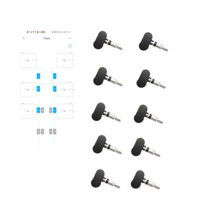 Cina Sistema di controllo di pressione di gomma dei sensori 2.4Ghz di Bluetooth dieci in vendita