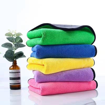 China Sustainable Microfiber Towel 30*30 Car Detailing Magic Microfiber Cleaning Cloth for sale