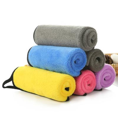 China Viable Polishing Car Kitchen Towels Polyester Car Towels Cleaning Cloth Micro Fiber Towel for sale