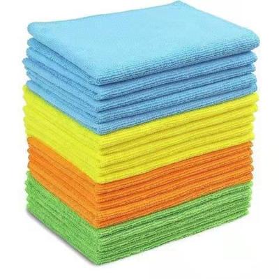 China Viable Custom Microfiber Cloth Remover 30*30cm 400gsm Microfiber Cleaning Cloth Towel for sale