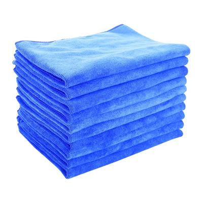 China Child Safe Wholesales Customized Towel Microfiber Towel Cleaning Cloth White Car Cleaning Towels for sale