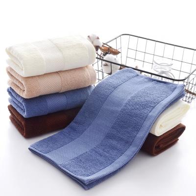 China Hotel 21s cotton child safe five star 100% face towel/hand towel/bath towel in stock for sale