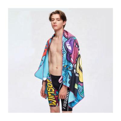 China Absorbent Fitness Towel Exercise Fitness Towel Beach Towel Portable Coat Male Female Quick Dry Bathrobe Quick Dry Swimming Bath Towel for sale