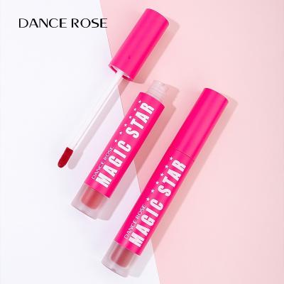 China High Velvet Long Lasting Pigmented Waterproof Matte Liquid Lipstick Lip Glaze Lip Gloss Soft Touch Applicator 6 Colors for sale