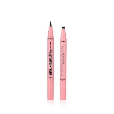 China Waterproof specialization in making quick-drying eye makeup liquid eyeliner waterproof durable seal pen new eye cosmetics for sale