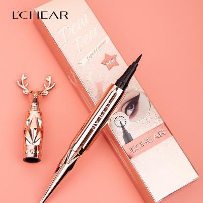 China New Arrival Waterproof Cosmetics Wholesale Waterproof Smudge Proof Long Lasting Easy To Color Sponge Tip Eyes Makeup Liquid Eyeliner for sale