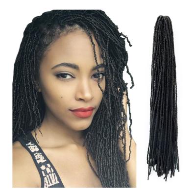 China Synthetic Fiber Sisterlocs Faux Locs Hair Dreadlocks Crochet Braiding Hair and Ombre Color Hair Extensions Dreadlocs Synthetic Fiber Sisterlocks for sale