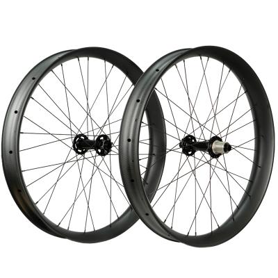 China Fat Bike 27.5ER Fat Bike Carbon Bicycle Wheelset Snow Wheel Sand Wheels 80mm Width 28mm Depth FW780 for sale