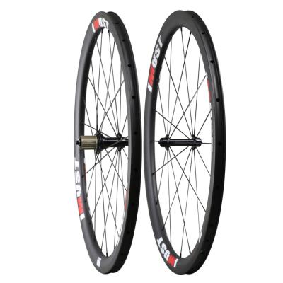 China 700C Carbon Anvil Road Bike Carbon Wheel Set 40mm 20/24H Light Carbon Road Wheels for sale