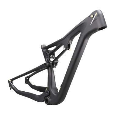 China New Full Suspension 29ER Carbon Frame Mountain Bicycle Frame With Boosted 148*12 165*38mm for sale