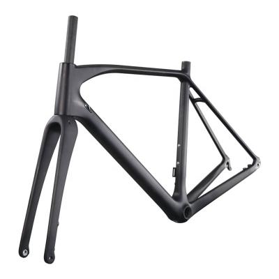 China Carbon Toray T700 New Design Disc CX Pro Frames Carbon frameset Cyclocross Frame By 100*12 Axle for sale