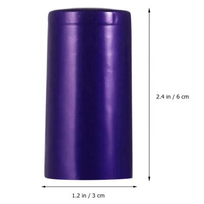 China High Quality PVC Heat Shrink Caps Wine Shrink Wrap Wine Bottle Pilfer Proof Caps For Winery And Home Use for sale