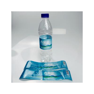 China Factory direct sale PVC shrink sleeve waterproof film labels waterproof drink label for sale