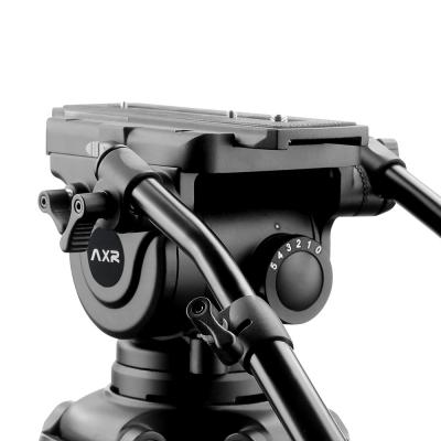 China Professional Heavy Duty Video Video Camera Axrtec AH900 Tripod Head 100mm Liquid Bowl Height For Camcorder Filming Shooting for sale