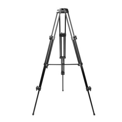 China Professional Aluminum Video Camera Axrtec AT20 Tripod Leg 3 Sections 40kg Payload Video Camera Stand 65mm for sale