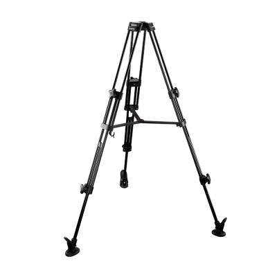 China Video Camera Axrtec AT500 65mm Two Stage Aluminum Video Tripod Leg With Rubber Feet For Flim Shooting Heavy Camera for sale