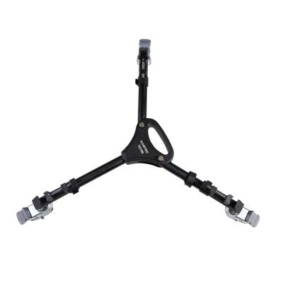 China Camera Phone Pulling Axrtec TD100 Universal Aluminum Lightweight Tripod Dolly With Adjustable Leg Mount and Locking Wheels for Camera Camcorder for sale