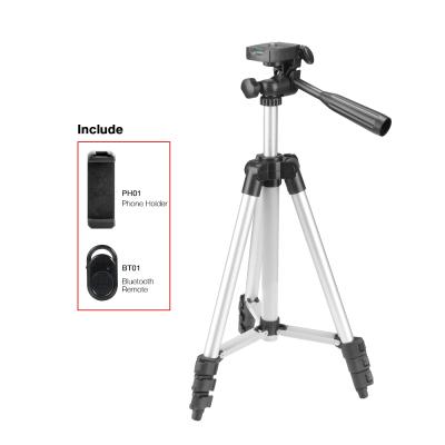 China WT3110KT Digital Camera Camera Smartphone Tripod Phone Holder with Blue Tooth Remote Control for DSLR Mobile Phone for sale