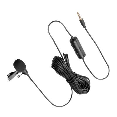 China Lavalier Microphone Axrtec M1010 Omnidirectional Detachable Lavalier Microphone with 3.5mm Jack (for Smartphone and Camera) for sale